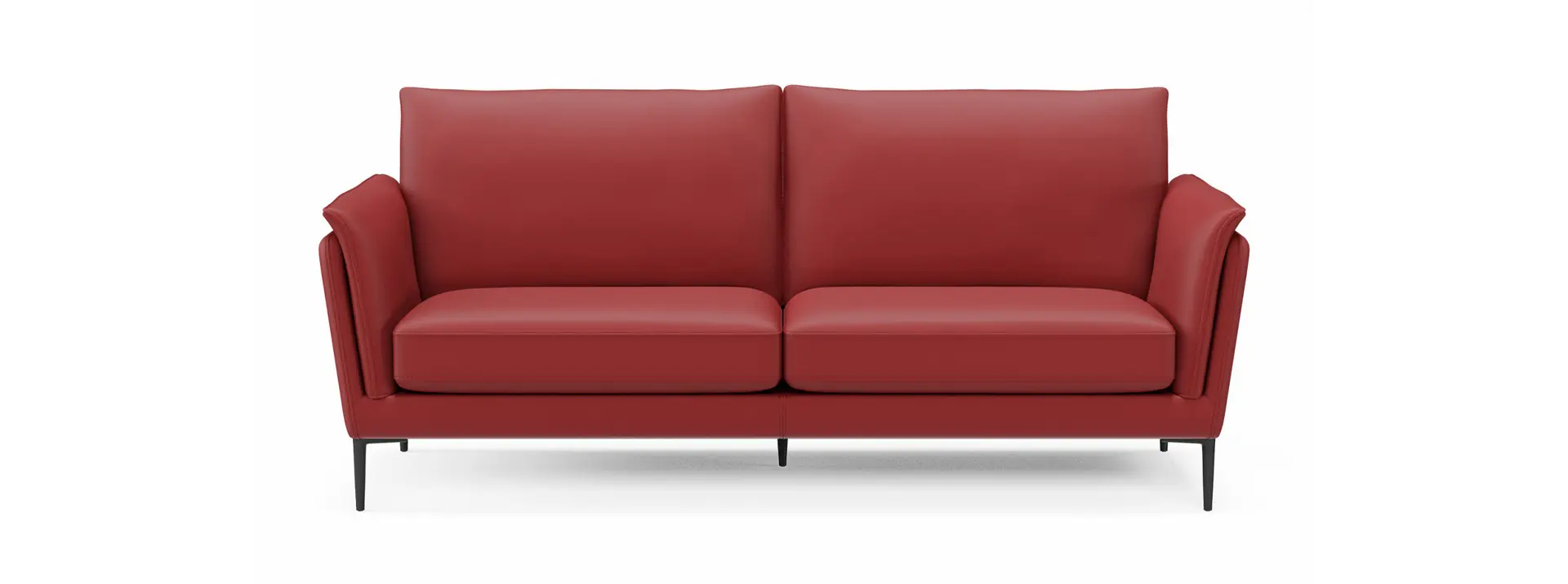 Canape Major cuir rouge